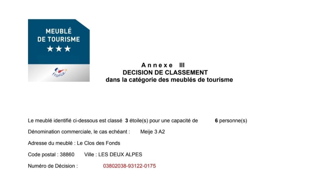 3 Etoiles 6 Pers Avec Balcon Luges Et Wifi - La Meije 3 Les 2 Alpes 1800 * Les Deux Alpes